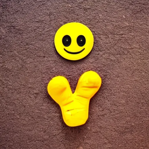 Image similar to a yellow smiley face with a hand pointing at it, a stock photo by pogus caesar, shutterstock, neoism, stockphoto, 8 k, 4 k