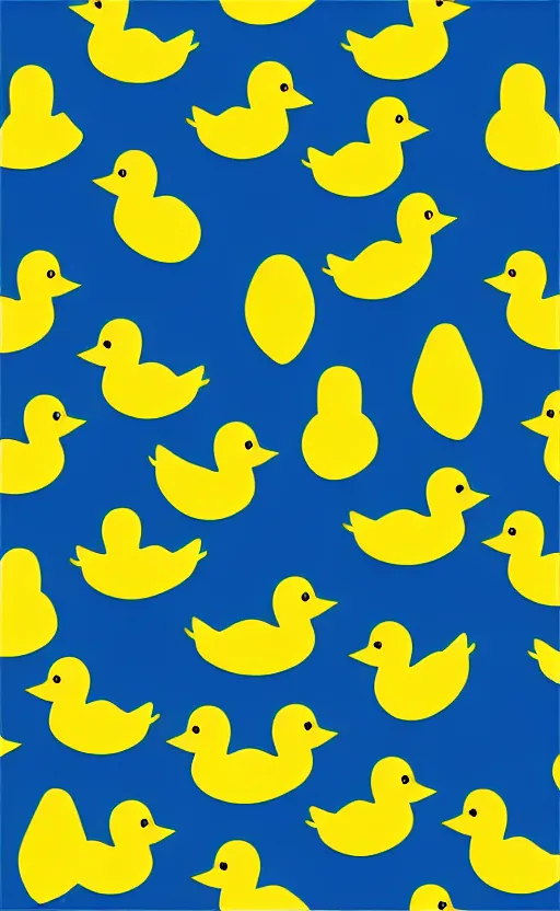 Image similar to rubber duckie pattern illustration