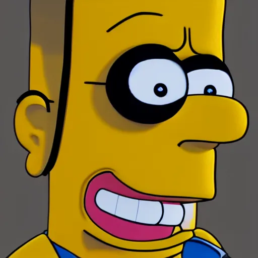 Prompt: Bart Simpson in real life, 3d, 8k, photorealistic, portrait