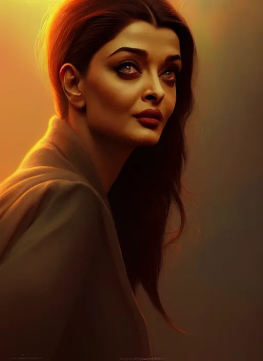 Image similar to portrait, aishwarya rai , dramatic lighting, cinematic, establishing shot, extremely high detail, foto realistic, cinematic lighting, post processed, concept art, artstation, style by eddie mendoza, raphael lacoste, alex ross