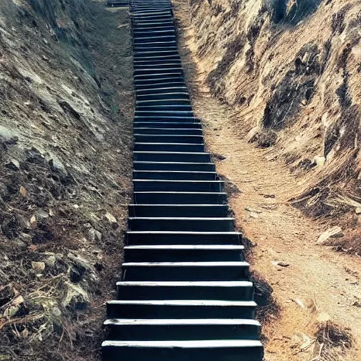 Image similar to the lost stairway to heaven finally found