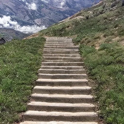 Image similar to the lost stairway to heaven finally found