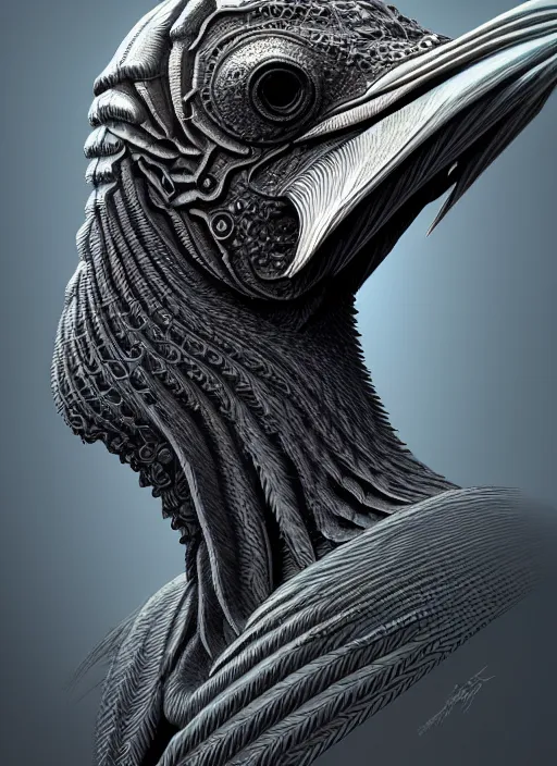 Image similar to anthropomorphic multiplication sign head in edgy darkiron pelican, intricate, elegant, highly detailed animal monster, digital painting, artstation, concept art, smooth, sharp focus, illustration, art by artgerm, wayne barlowe, trending on artstation and greg rutkowski and alphonse mucha, 8 k