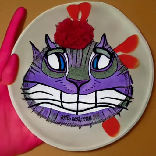 Prompt: the Cheshire cat from Alice in Wonderland