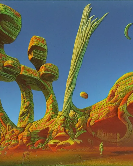 Image similar to berlin landmark by roger dean