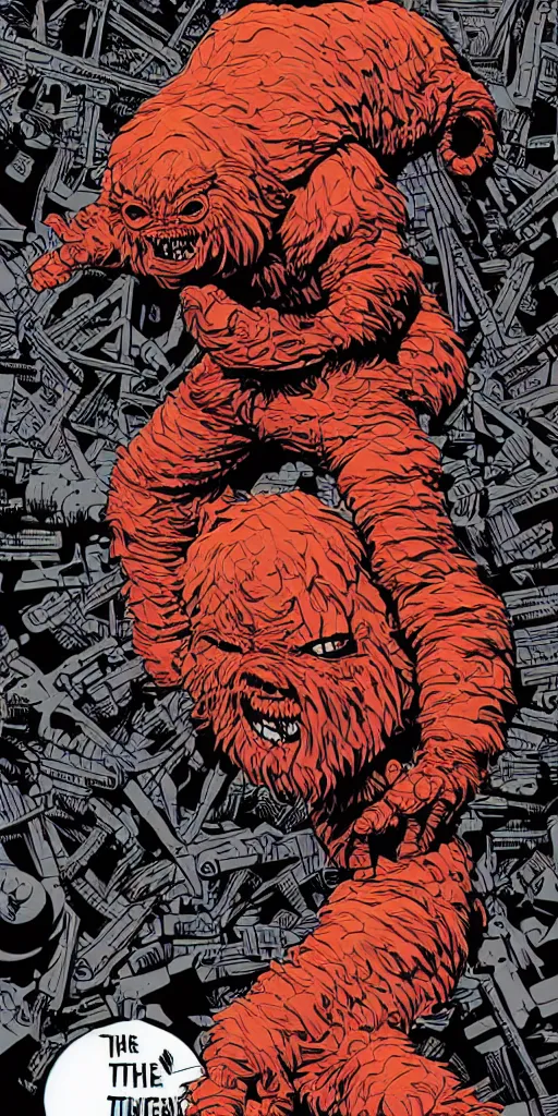 Image similar to the thing 1 9 8 2 monster, by laurie greasley, dynamic composition, dramatic lighting, hyper - realistic, ultra detailed, 8 k