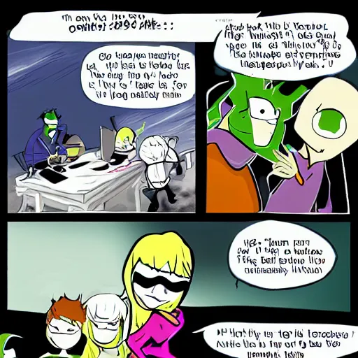 Image similar to a never before seen panel of the webcomic homestuck