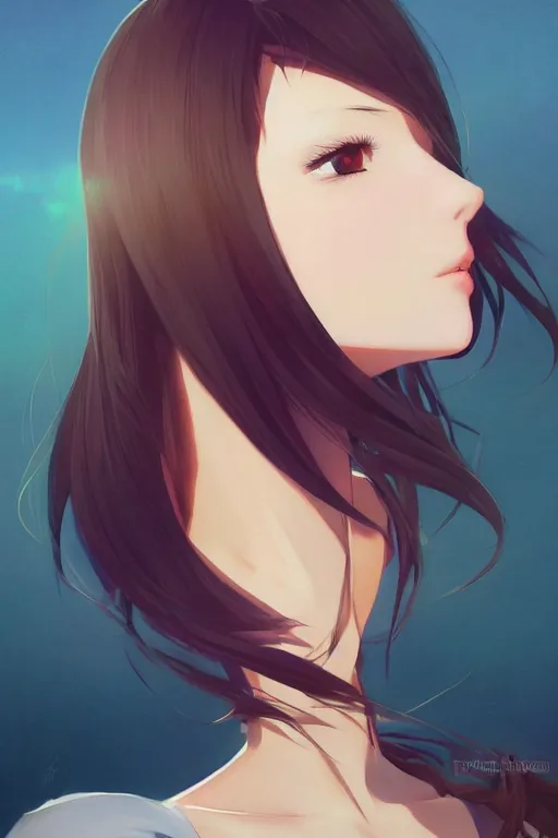 Prompt: anime girl, mid shot, fine - face, realistic shaded perfect body, fine details. night setting. very anime style. realistic shaded lighting poster by ilya kuvshinov katsuhiro, magali villeneuve, artgerm, jeremy lipkin and michael garmash, rob rey and kentaro miura style, trending on art station