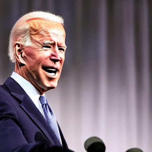 Prompt: Grainy digital camera footage of Joe Biden performing an ancient ritual while wearing necromancer garments