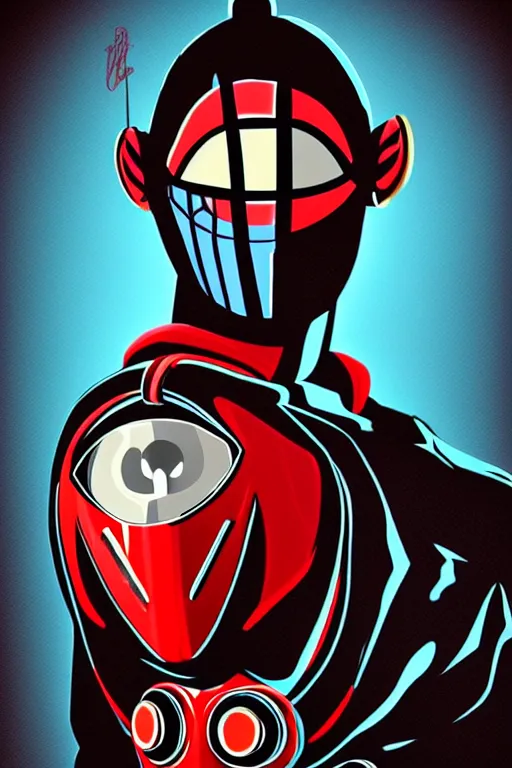 Image similar to masked rider boy. pop art, pixel, bioshock art style, face features, body features, ultra realistic art, digital painting, concept art, smooth, sharp focus, illustration, intricate, without duplication, elegant, confident posse, art by artgerm and richard hamilton and mimmo rottela, kirokaze and paul robertson