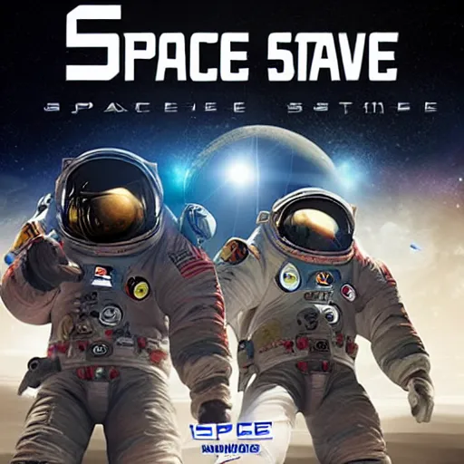 Image similar to promotional material for space videogame