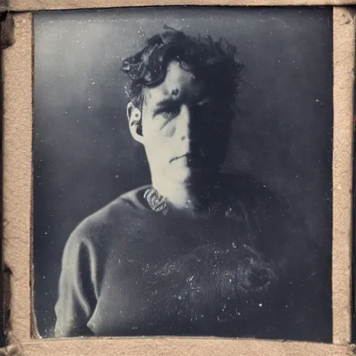 Image similar to tintype photo, underwater, Cyclopes