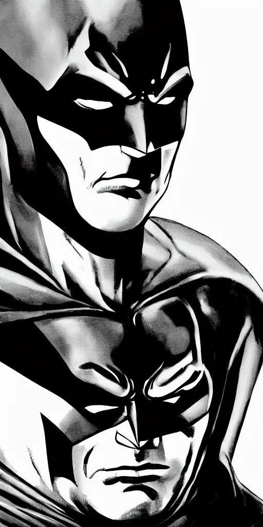 Image similar to Close-up portrait of the the batman.