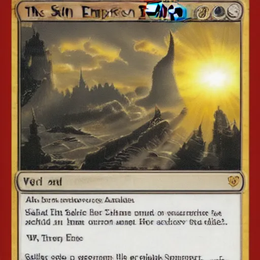 Image similar to the sun empire