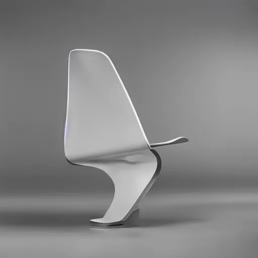 Prompt: a photo of a z - chair by zaha hadid, 4 k