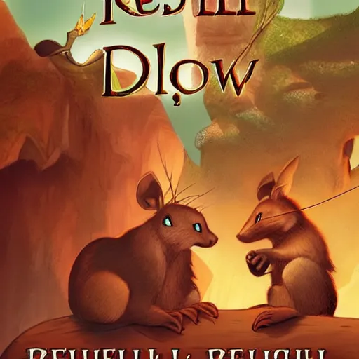 Prompt: redwall book cover