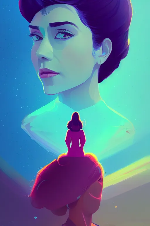 Image similar to the portrait of a majestic princess by james gilleard and alena aenami, 4 k, trending on artstation