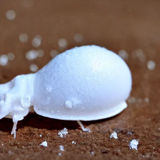 Image similar to skeleton pouring salt on a slug