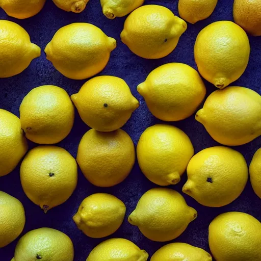 Image similar to a photo of an army of lemons, realistic, 4 k,