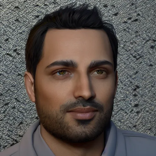 Prompt: emad mostaque, creator of stability ai, hyperrealistic, extremely detailed, 8 k, volumetric illumination