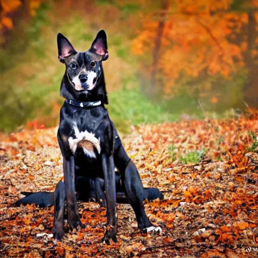 Prompt: charizard dog hybrid animal, pokemon, dog, animal photography, charizard, charizard