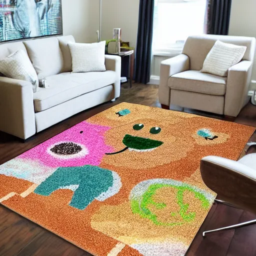 Image similar to carpet monster