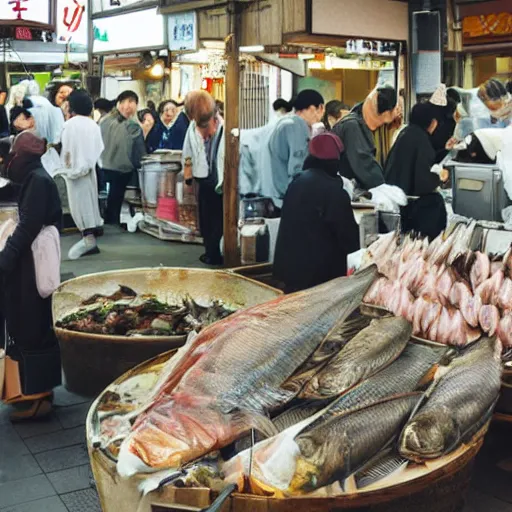 Image similar to Fish market, japan