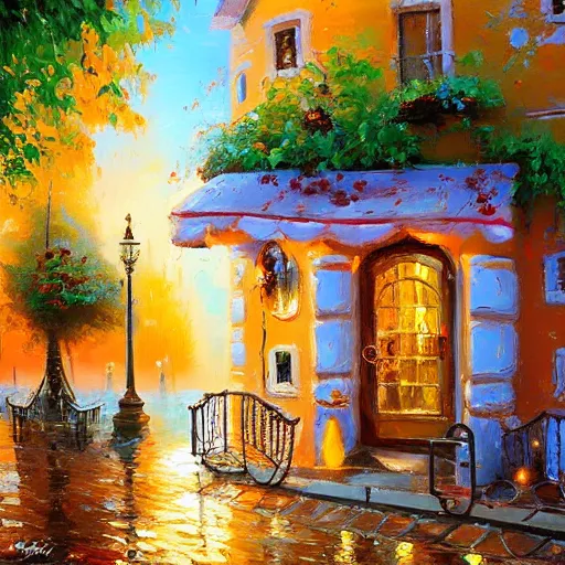 Image similar to a cozy little nook, dmitry spiros, 8 k, wide angle,