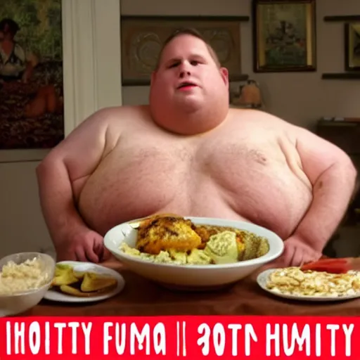 Image similar to the fattest human alive