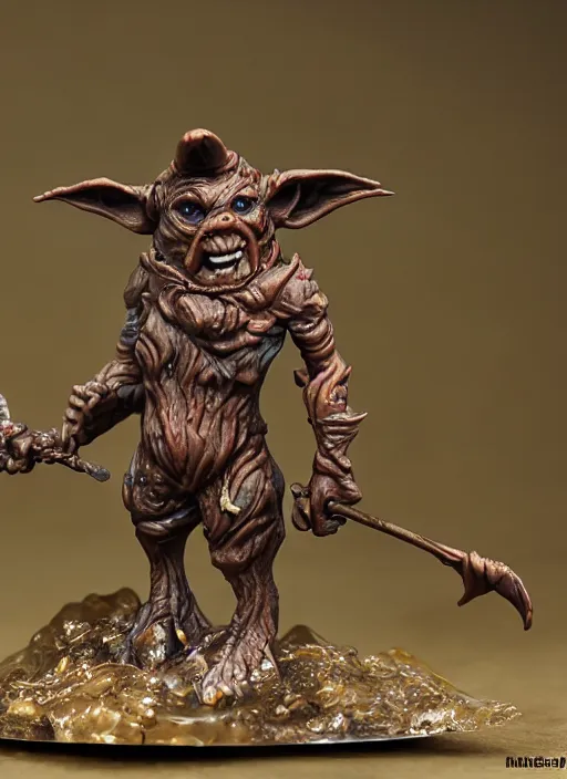Prompt: 80mm resin detailed miniature of a Goblin, Product Introduction Photos, 4K, Full body