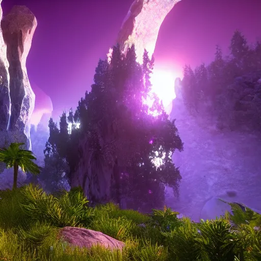 Image similar to a beautiful earth in full, highly detailed, crystal lighting, mystical, hyperrealistic, 4 k, unreal engine