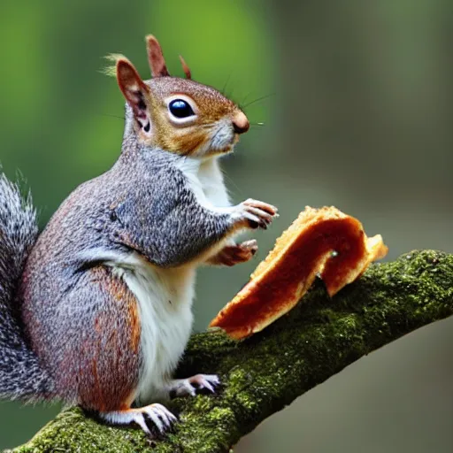 Image similar to a hungry squirrel with rolls and folds of fat