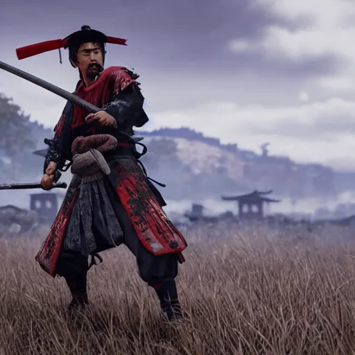 Image similar to the ghost of tsushima