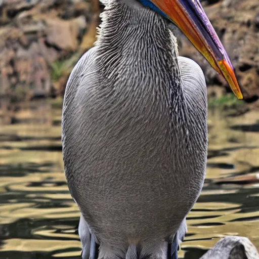 Image similar to Buff Buddhist Pelican