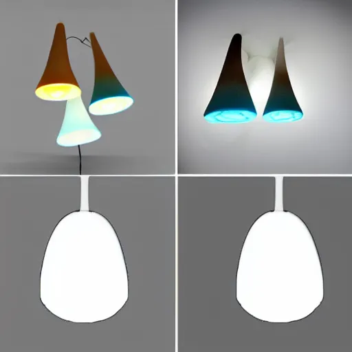 Image similar to mushroom lamp design, concept design