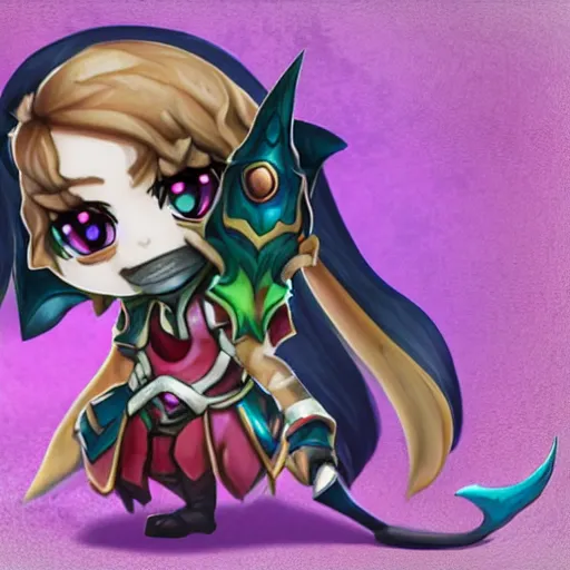 Image similar to photograph of a chibi mordekasier from league of legends