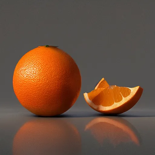 Image similar to highly detailed, juicy oranges, 4k, unreal engine 5, octane render, stephanie sarley,