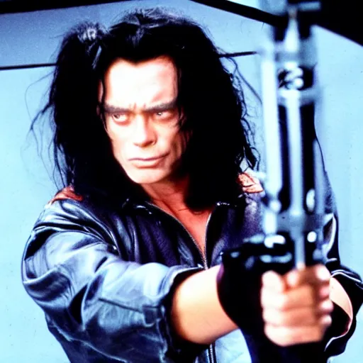 Prompt: tommy wiseau as the terminator