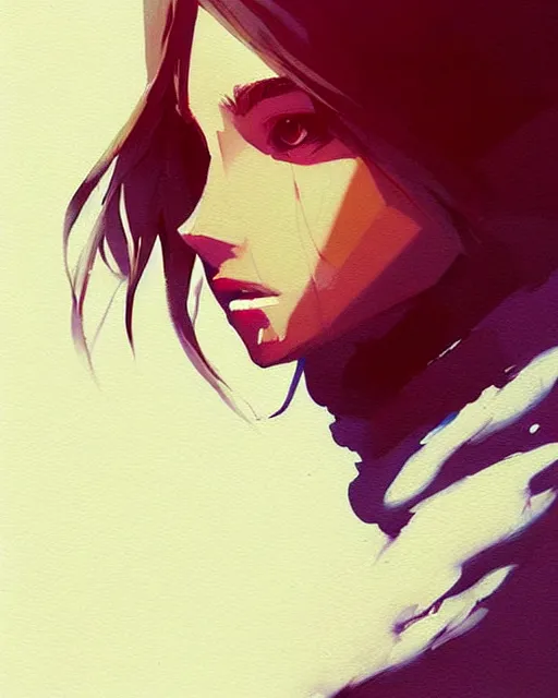 Image similar to a ultradetailed painting of a stylish girl in a oversized hoodie by conrad roset, greg rutkowski and makoto shinkai trending on artstation