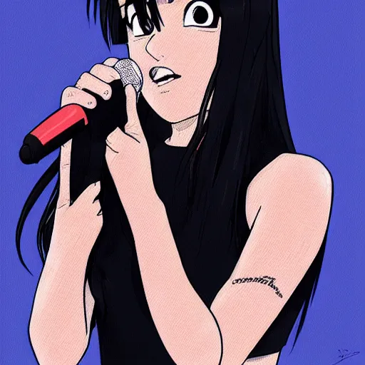 Image similar to charli xcx, by akira toriyama, anime