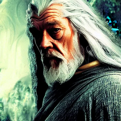 Prompt: gandalf in the matrix