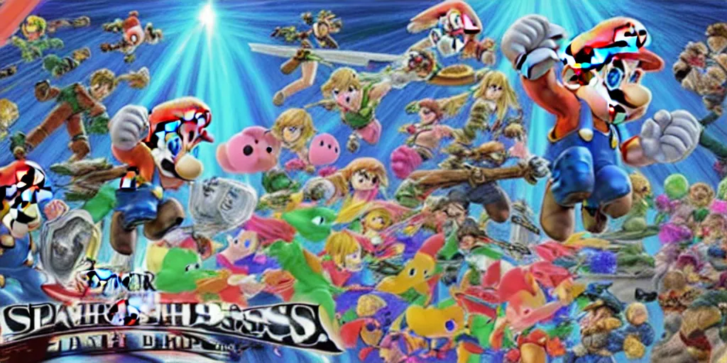 Image similar to Super Smash Bros Ultimate for the Nintendo Switch in hand screenshot