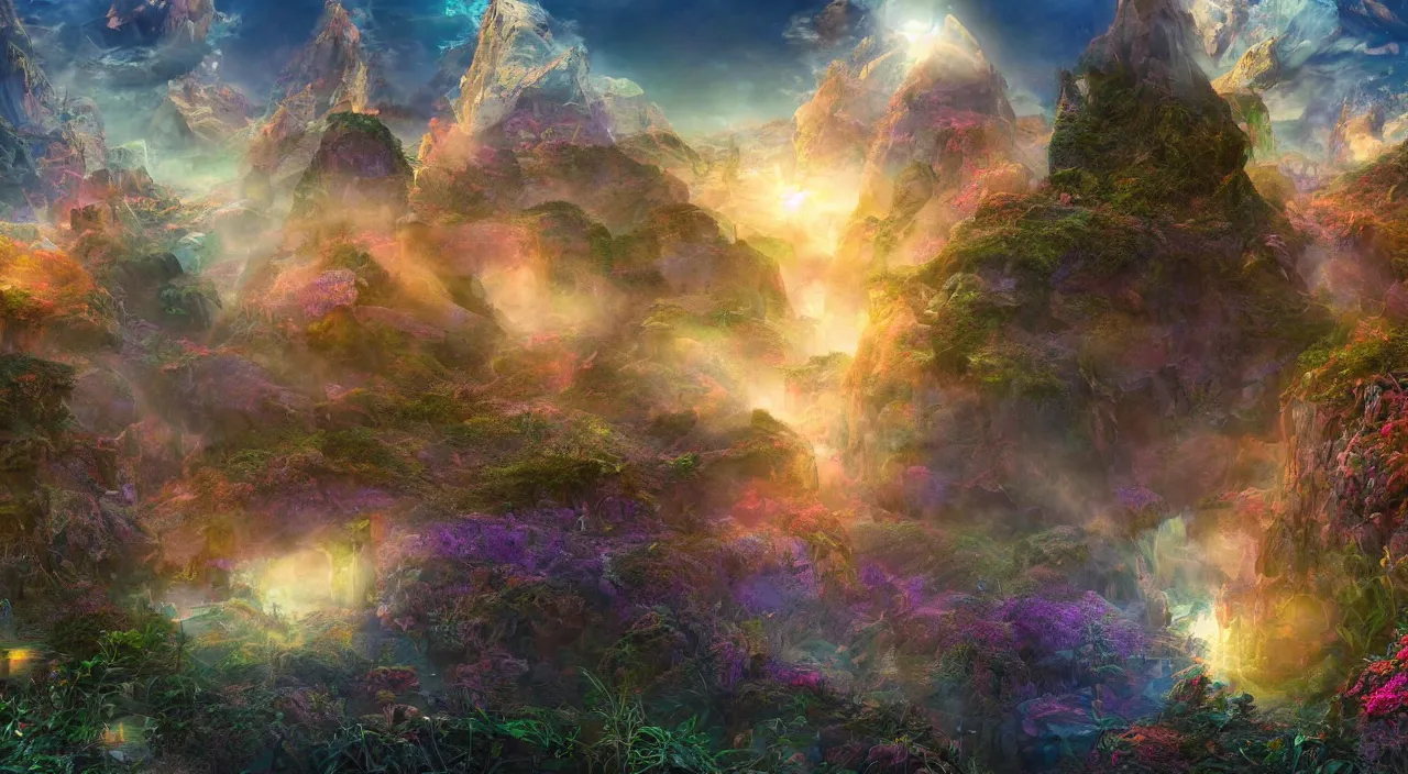 Prompt: a lucid dream adventure awaits. 8 k resolution, beautiful, digital art, maximalist.