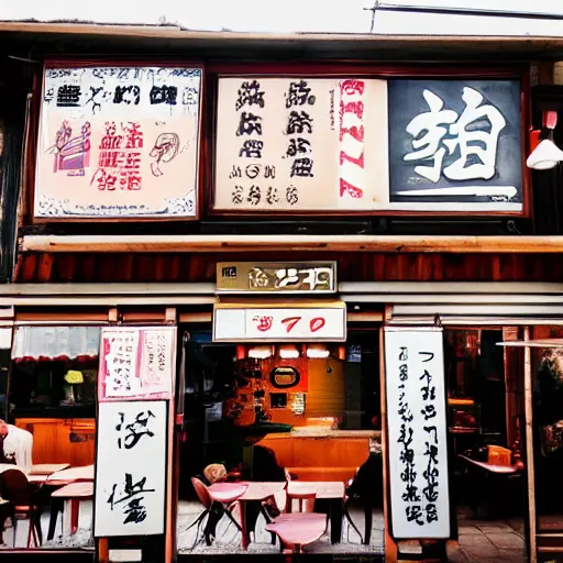 Image similar to a photo of an old ramen restaurant