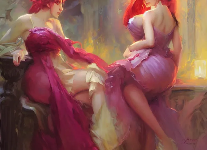 Image similar to digital art of shalltear bloodfallen by vladimir volegov and alexander averin and delphin enjolras and daniel f. gerhartz