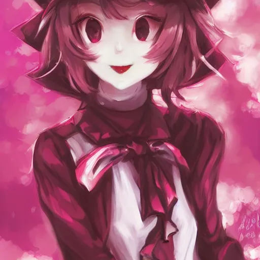 Image similar to full headshot portrait of Remilia Scarlet from Touhou, drawn by WLOP, by Avetetsuya Studios, attractive character, colored sketch anime manga panel, Remilia Scarlet from Touhou, trending on artstation