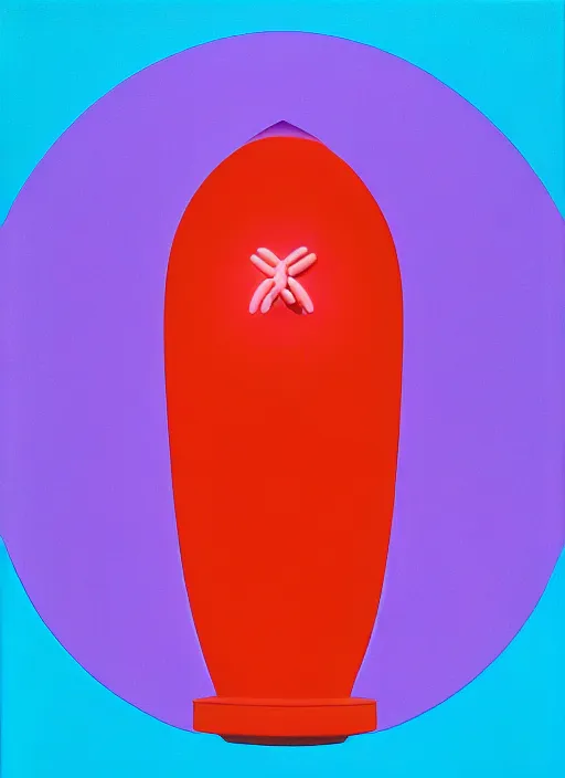 Image similar to grenade by shusei nagaoka, kaws, david rudnick, airbrush on canvas, pastell colours, cell shaded, 8 k