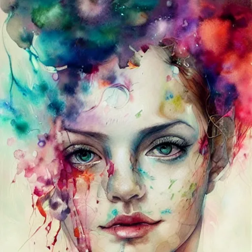 Prompt: watercolor lovers by anna dittmann, agnes cecile, william turner