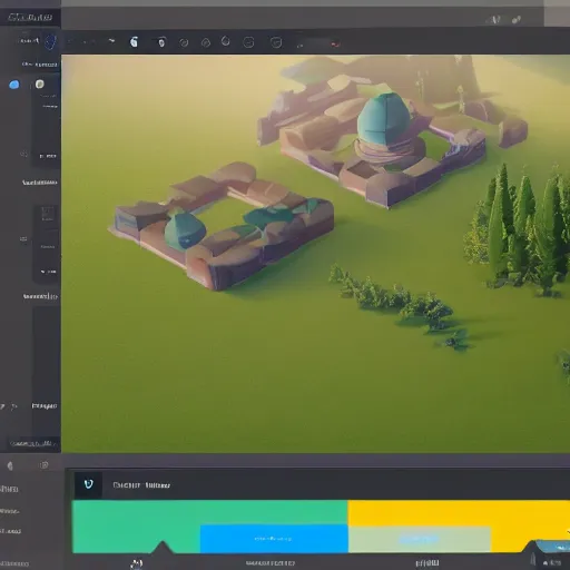 Image similar to unity - ui, sleek, modern, user interface, 3 d engine