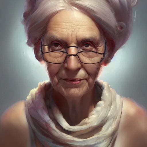 Prompt: dementia , digital art by Mandy Jurgens and Irina French and Heraldo Ortega , hyperdetailed, artstation, cgsociety